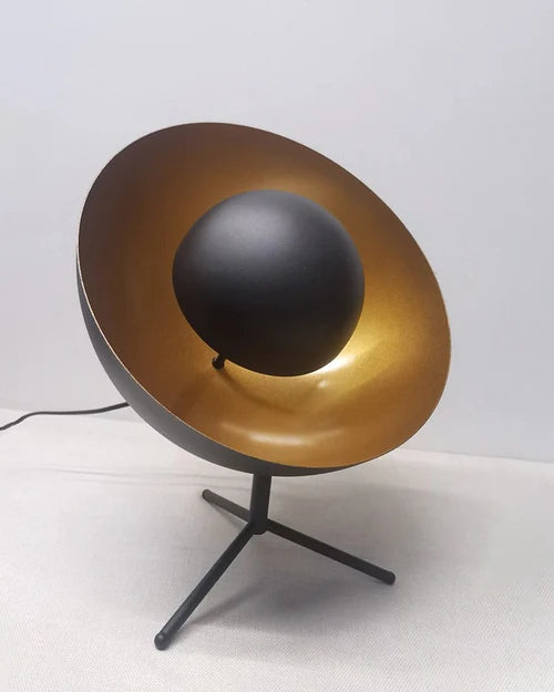 Modern Industrial Solar Halo Table Lamp Contemporary Style