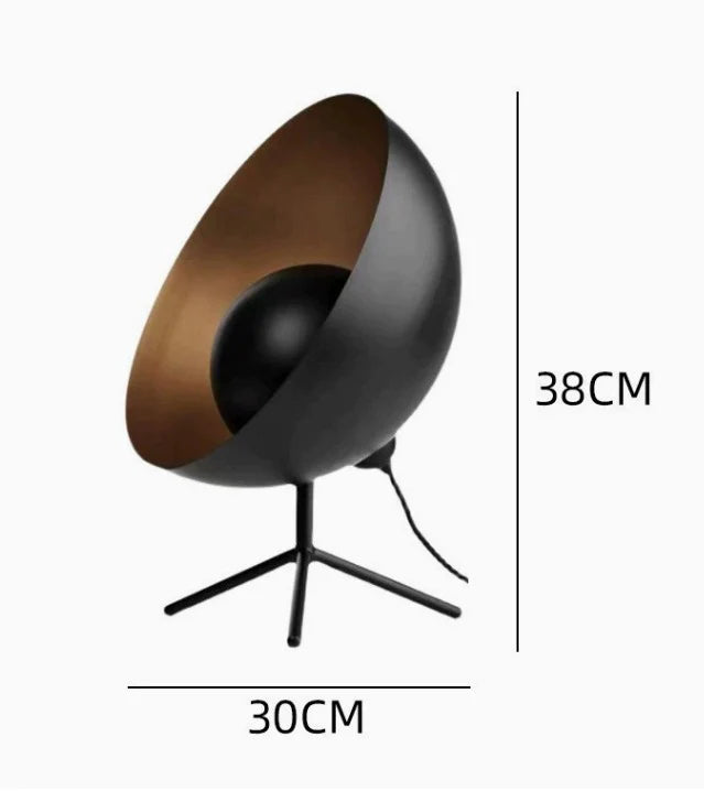 Modern Industrial Solar Halo Table Lamp Contemporary Style