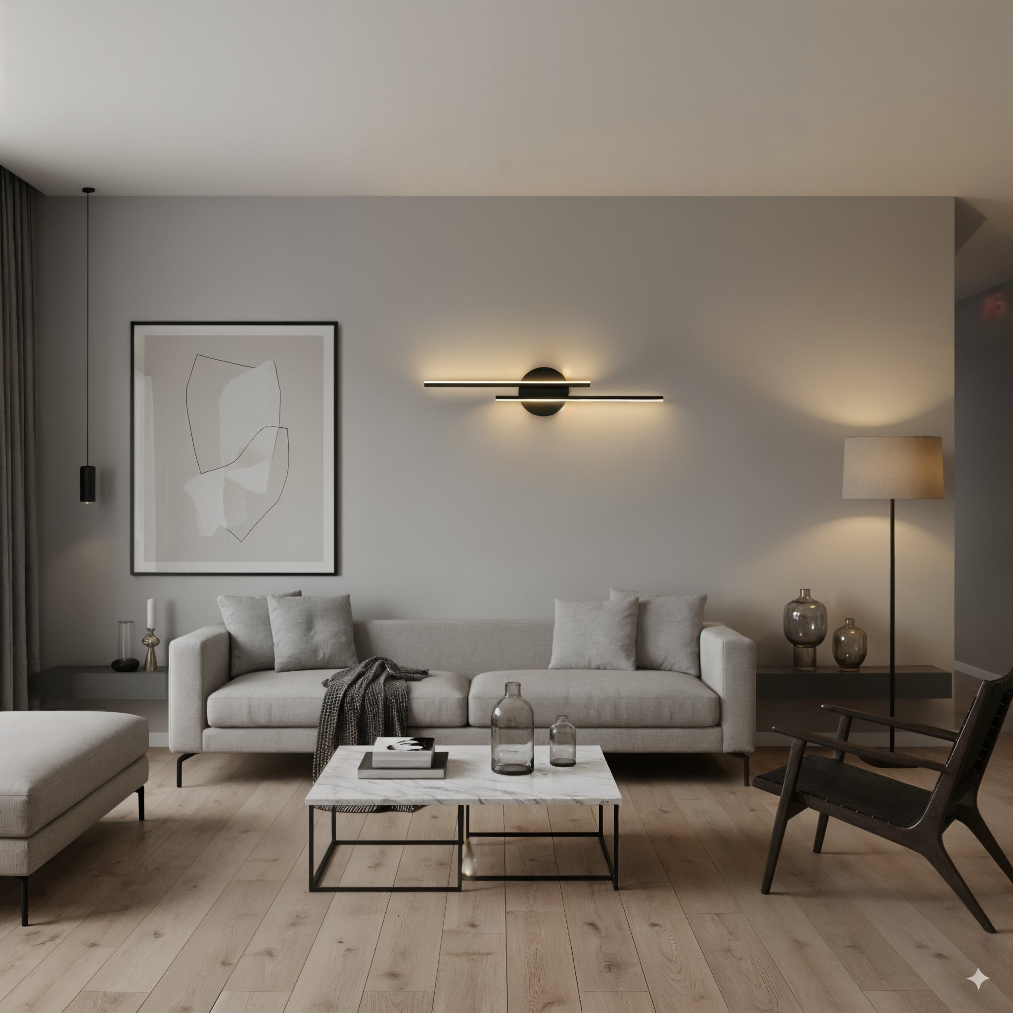 Multi-Bar LED Wall Sconce - Vertical Strip Light