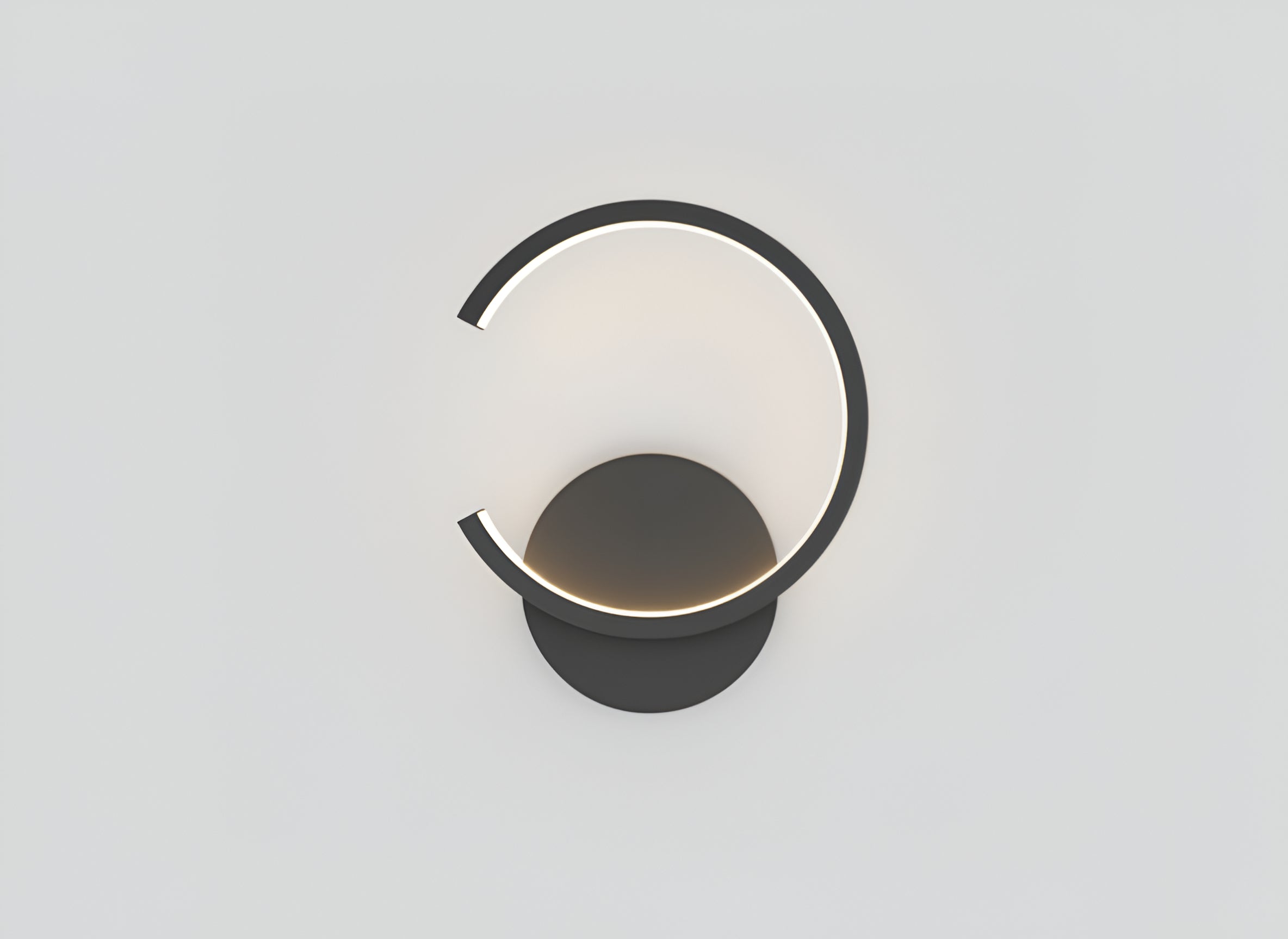 Modern LED Ring Wall Sconce - Circular Wall Light