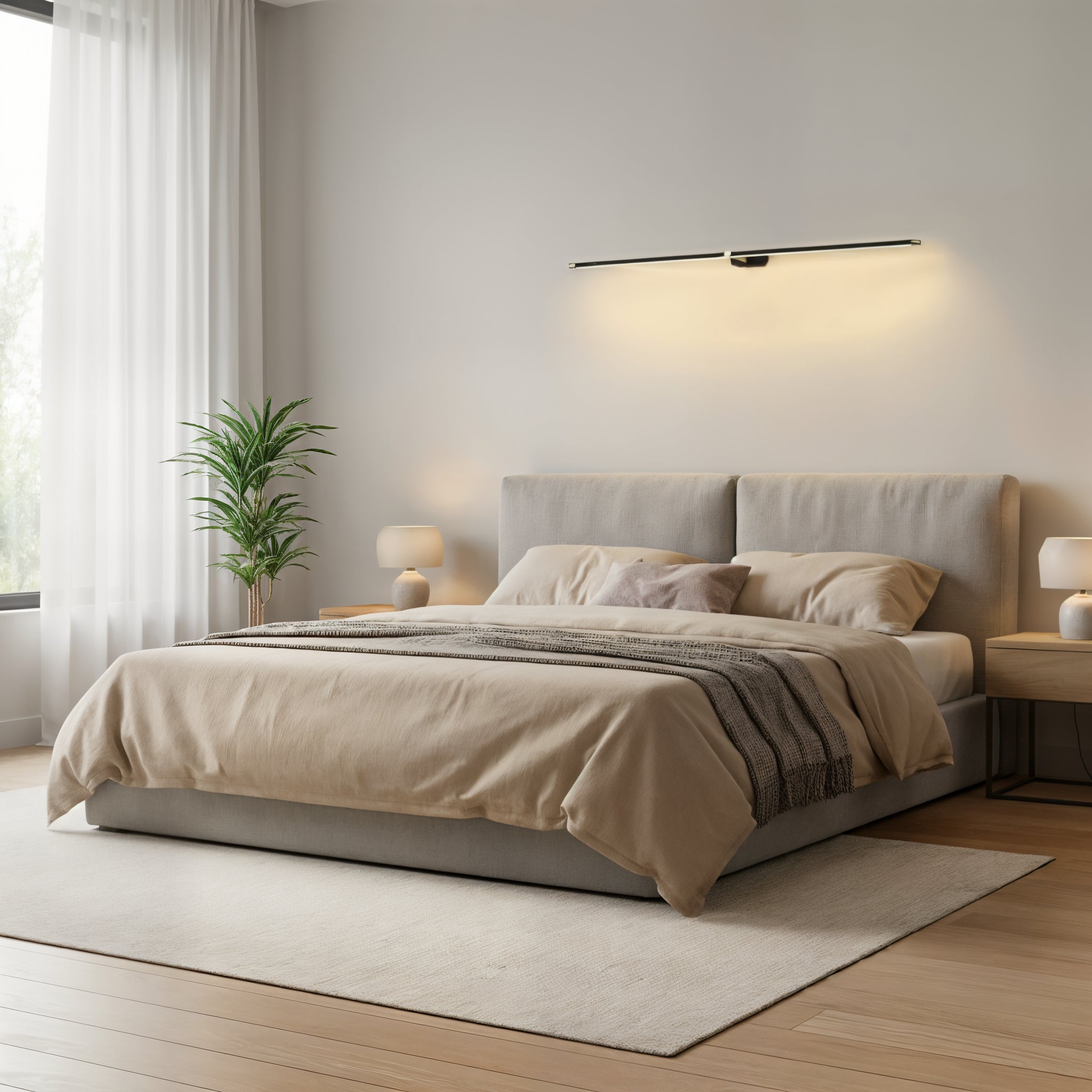 Minimalist Linear LED Wall Light - Modern Strip Light