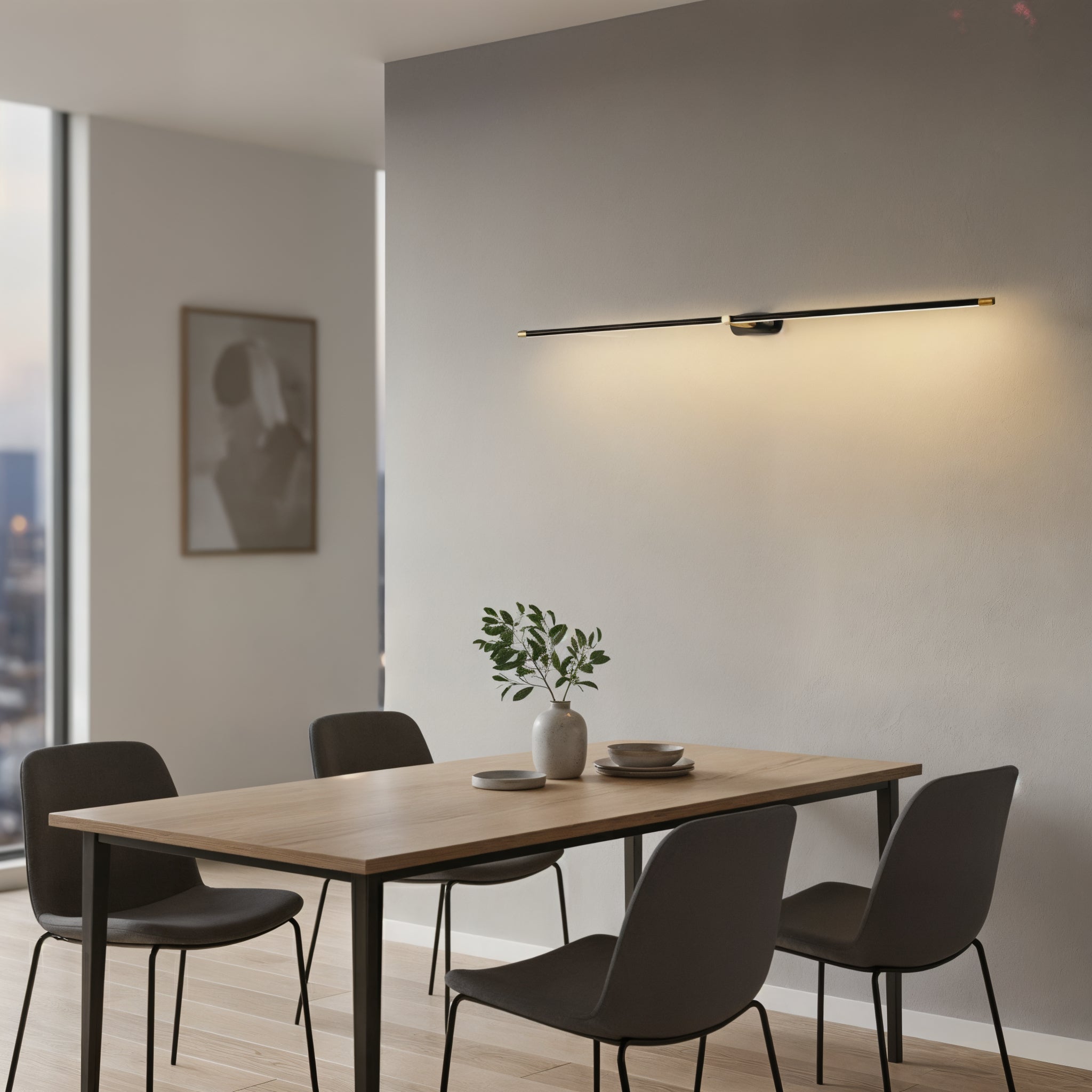 Minimalist Linear LED Wall Light - Modern Strip Light