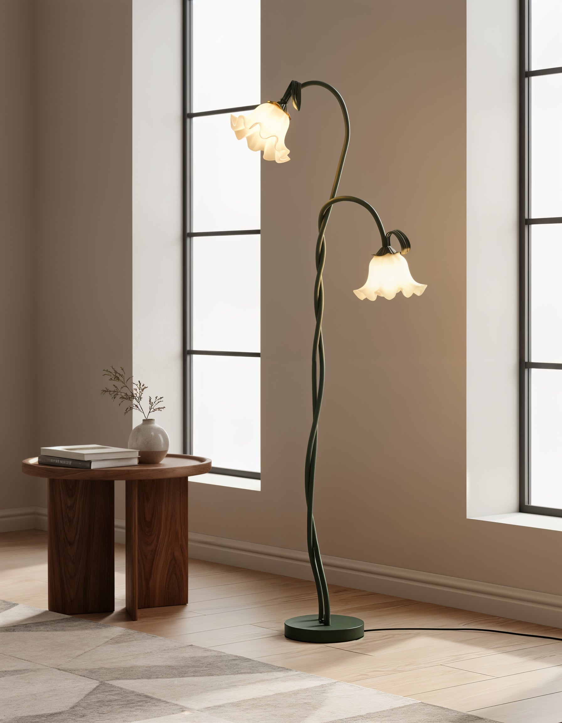 Calla Flowers Floor Lamp