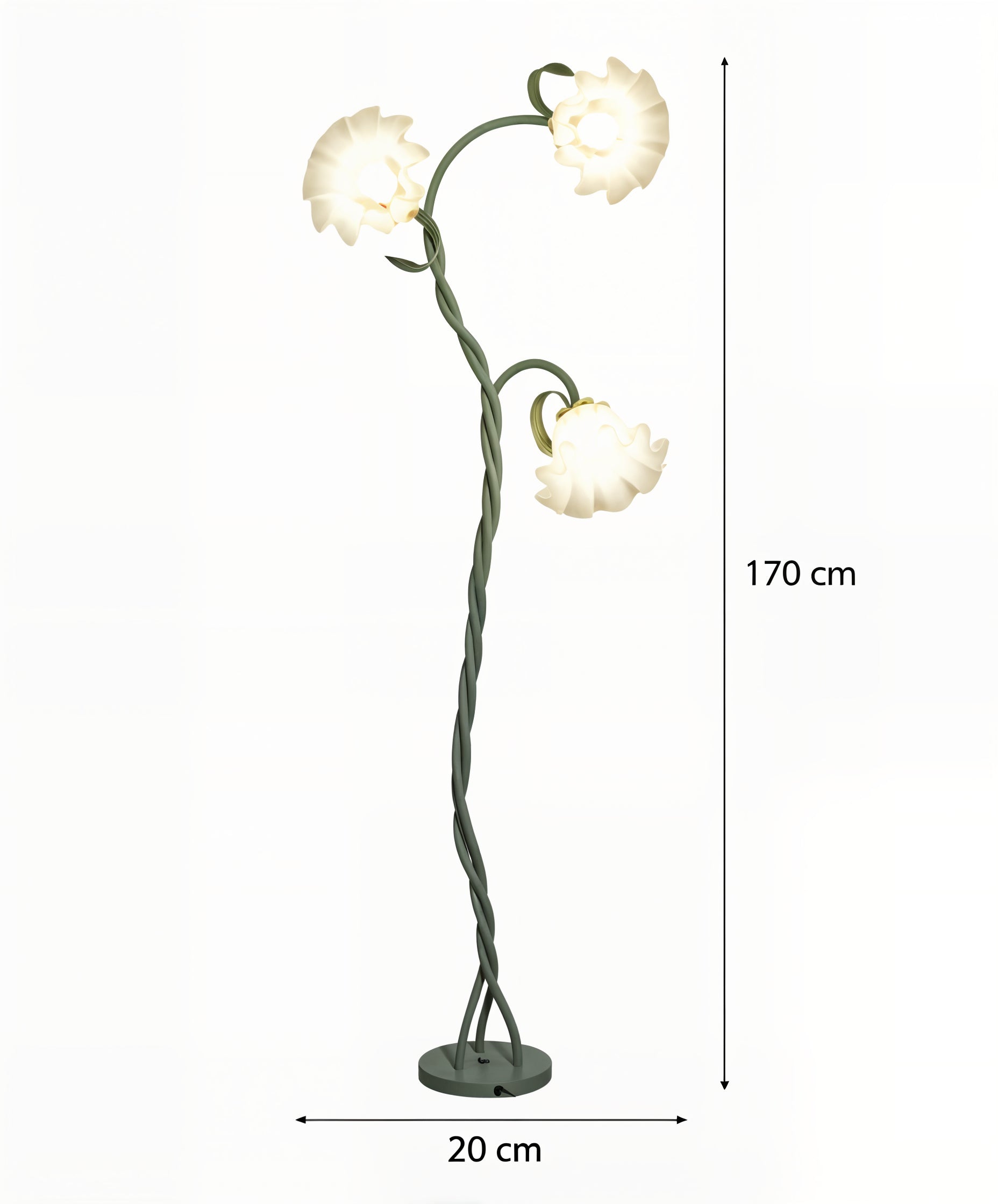 Calla Flowers Floor Lamp