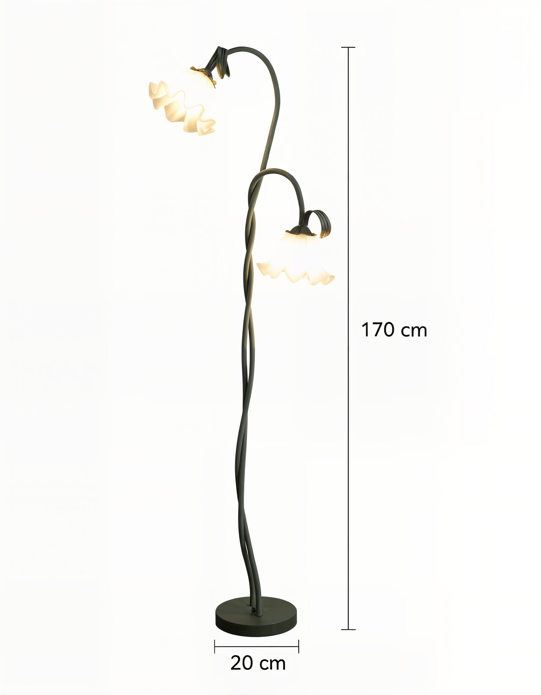 Calla Flowers Floor Lamp