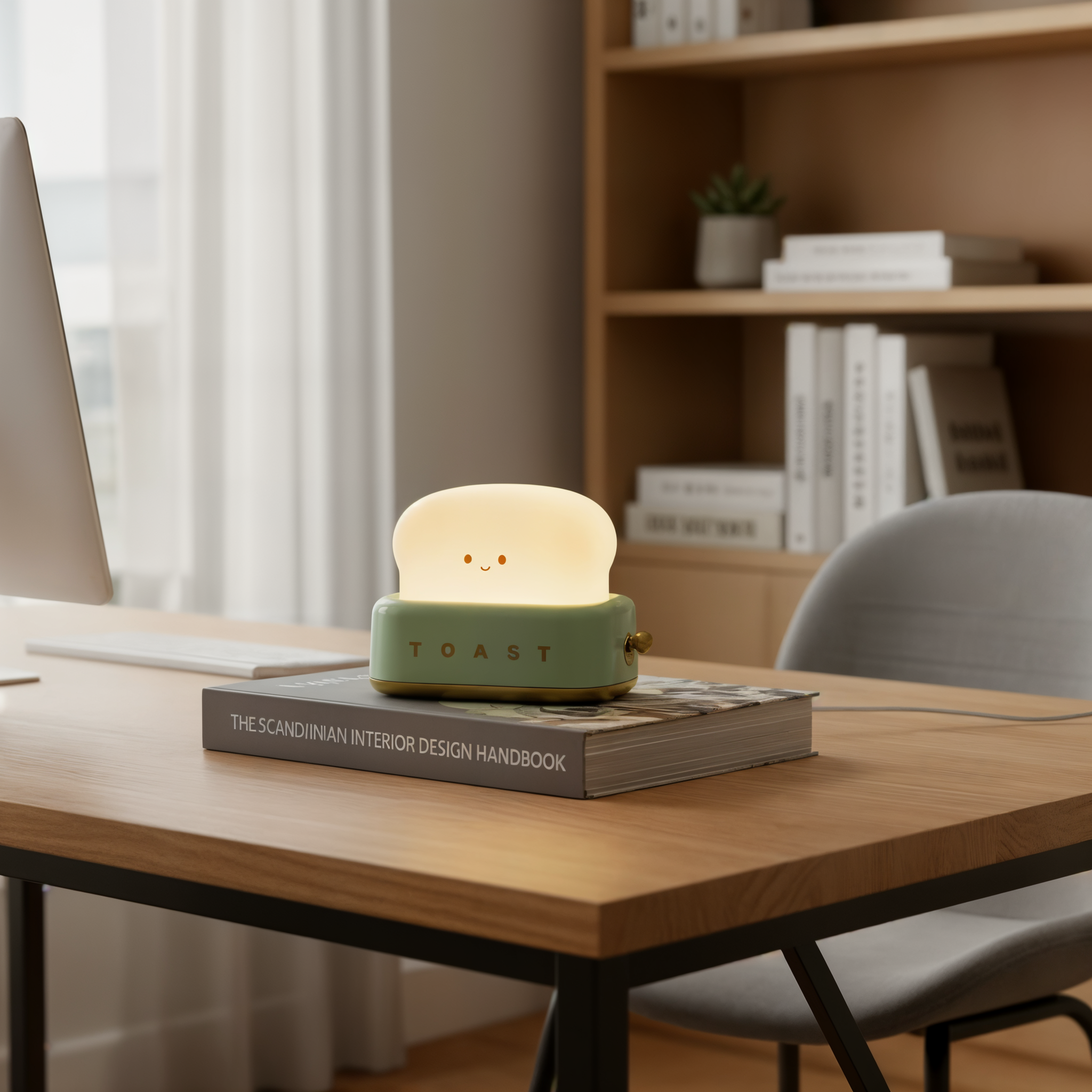 Rechargable Cloudy Toast Table Lamp (Built-in Battery)