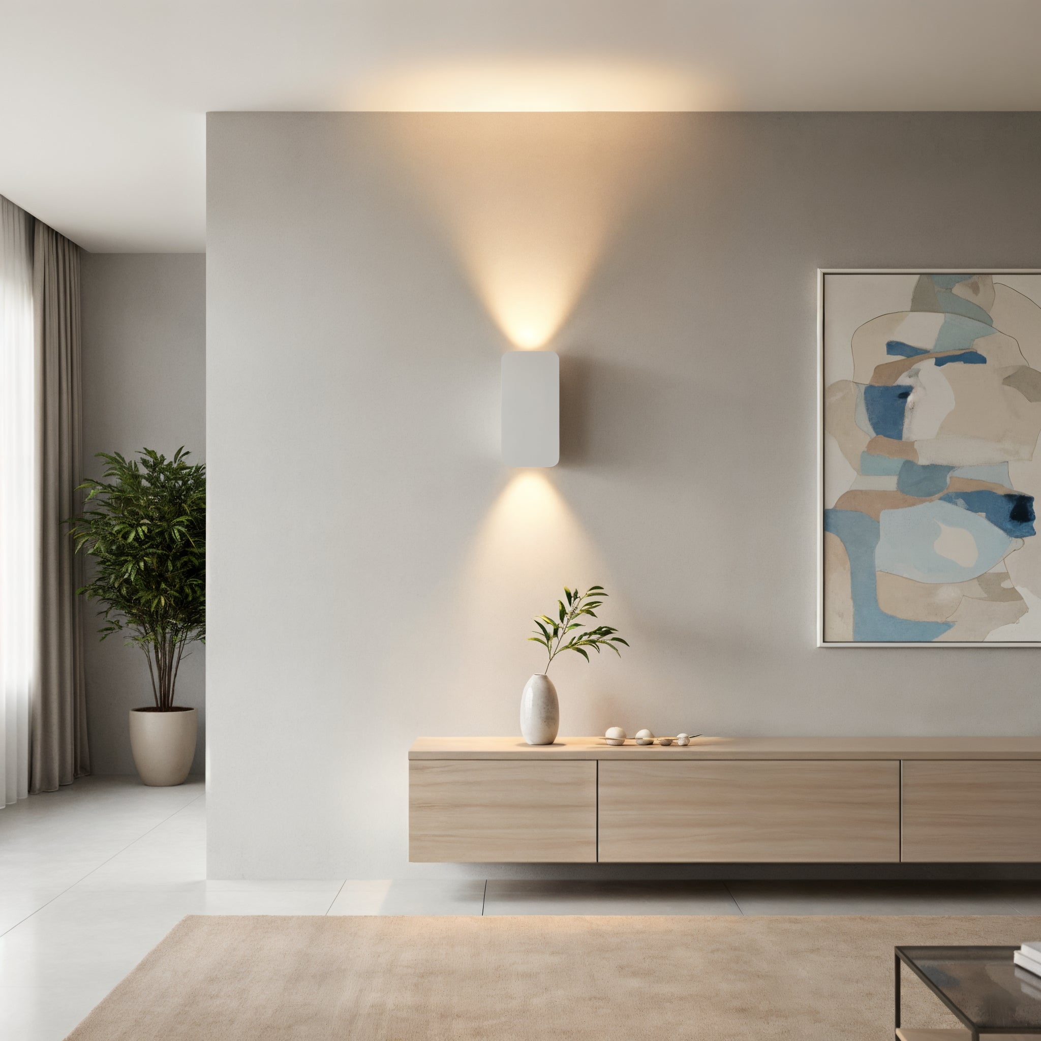 Rectangular LED Modern Wall Fixture Wall Sconce