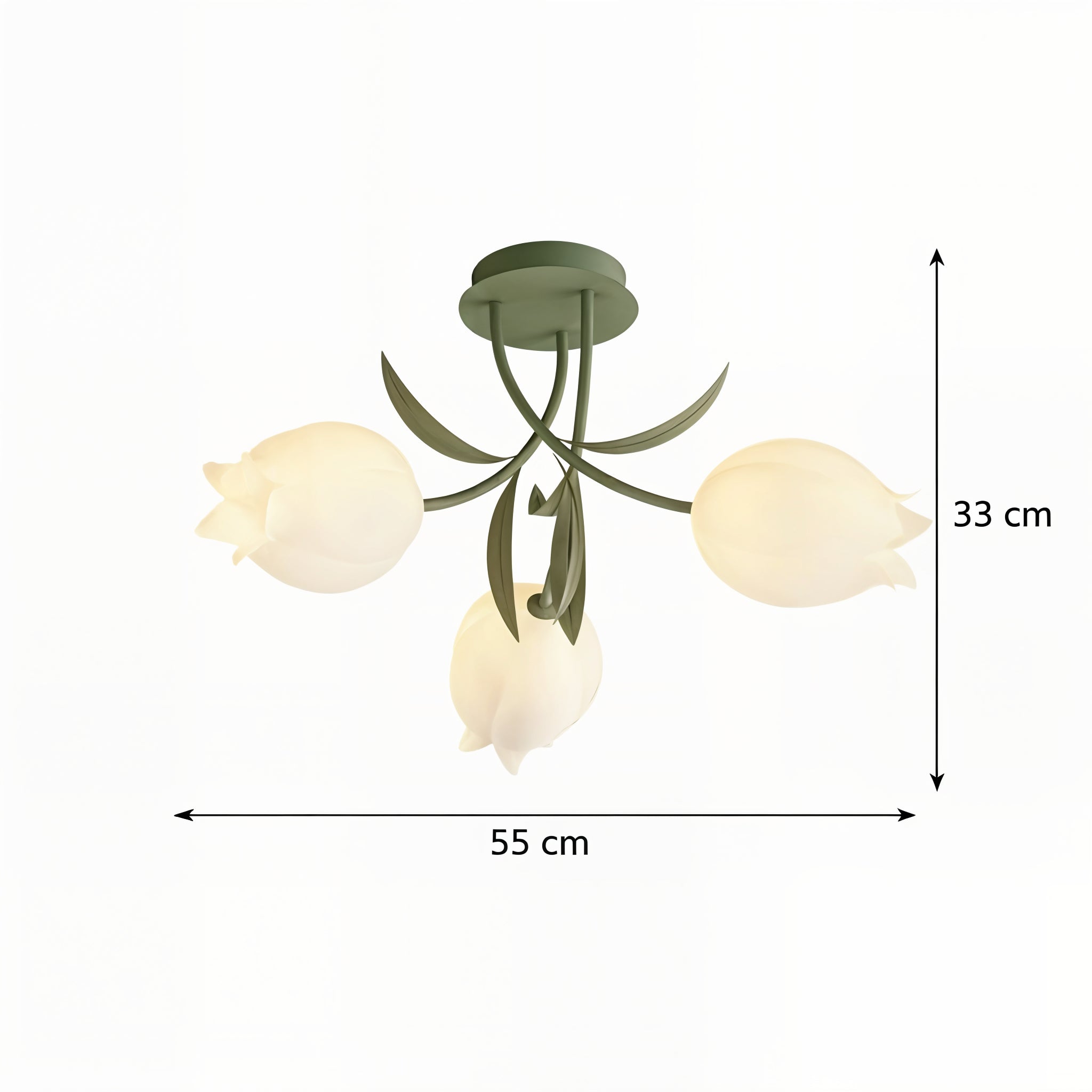 Floral Ceiling Light - Multi Flower Fixture