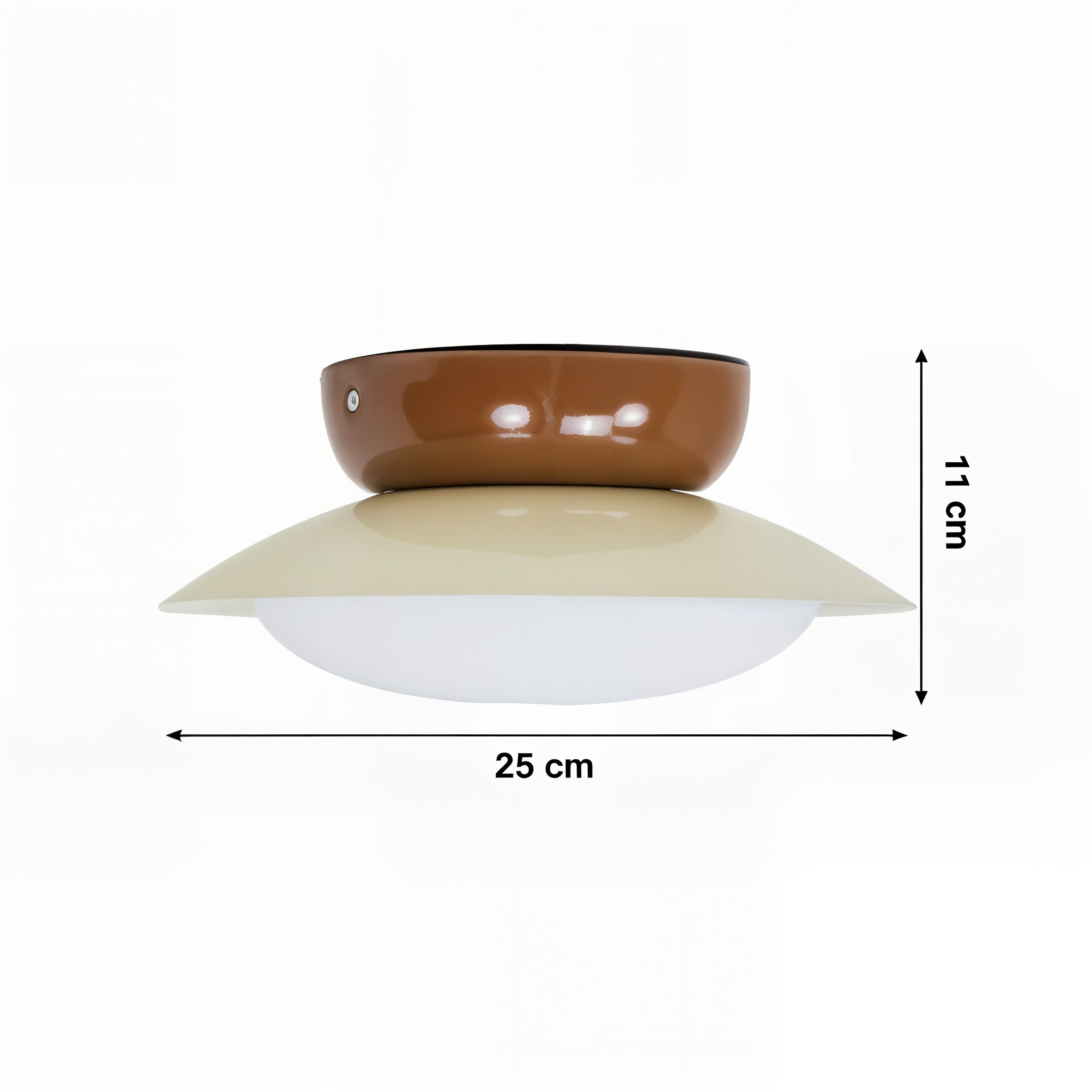 Layered Disc Flush Mount Ceiling Light