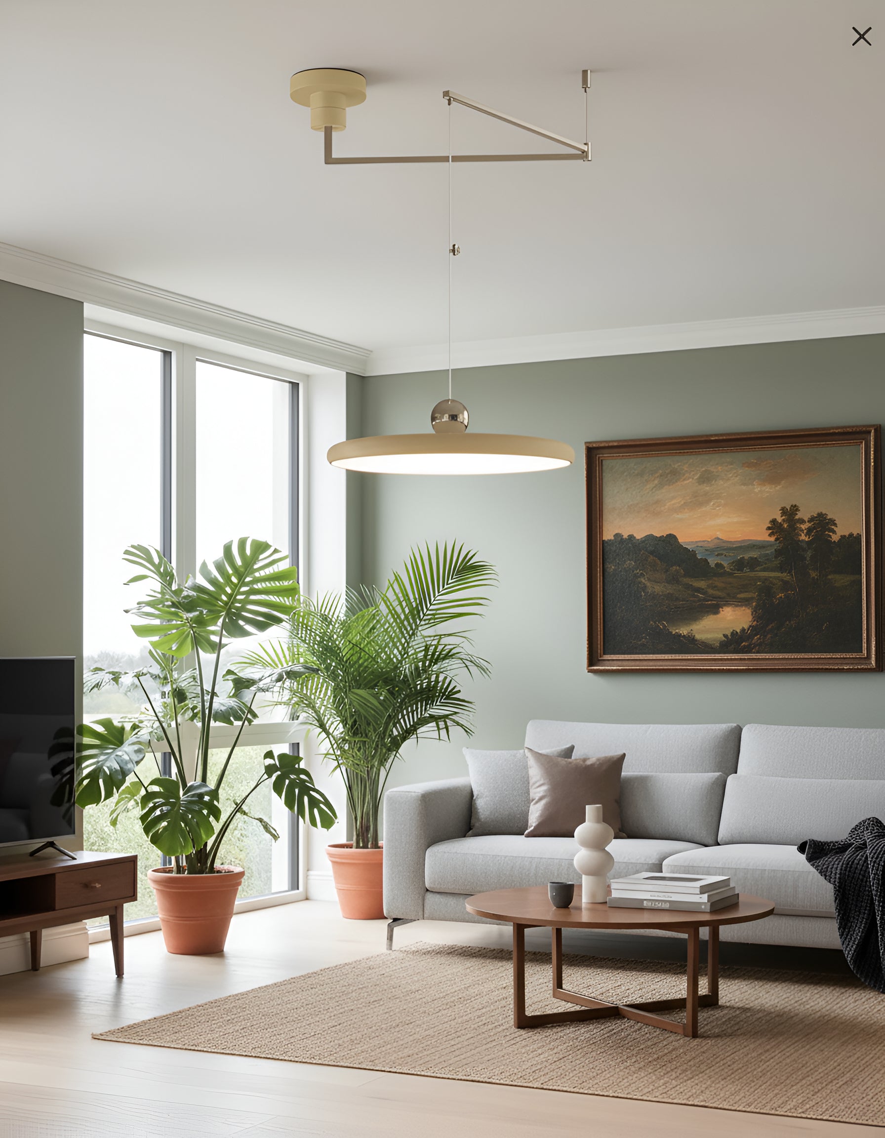 Adjustable Counterweight Pendant Light - Track System