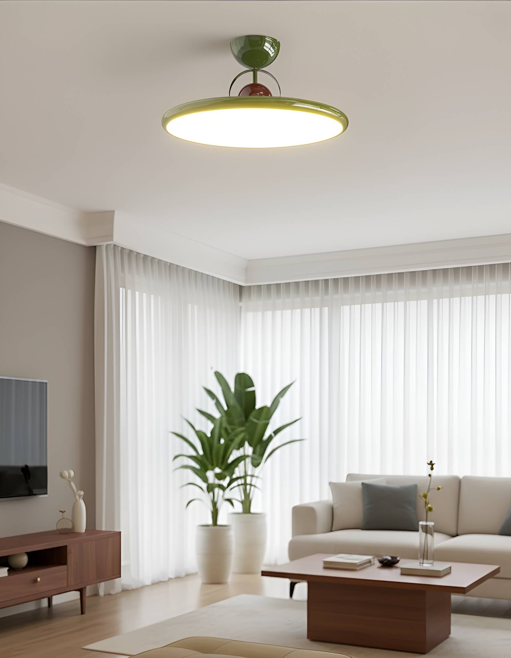 Modern LED Disc Ceiling Light - Flush Mount Round Panel Light