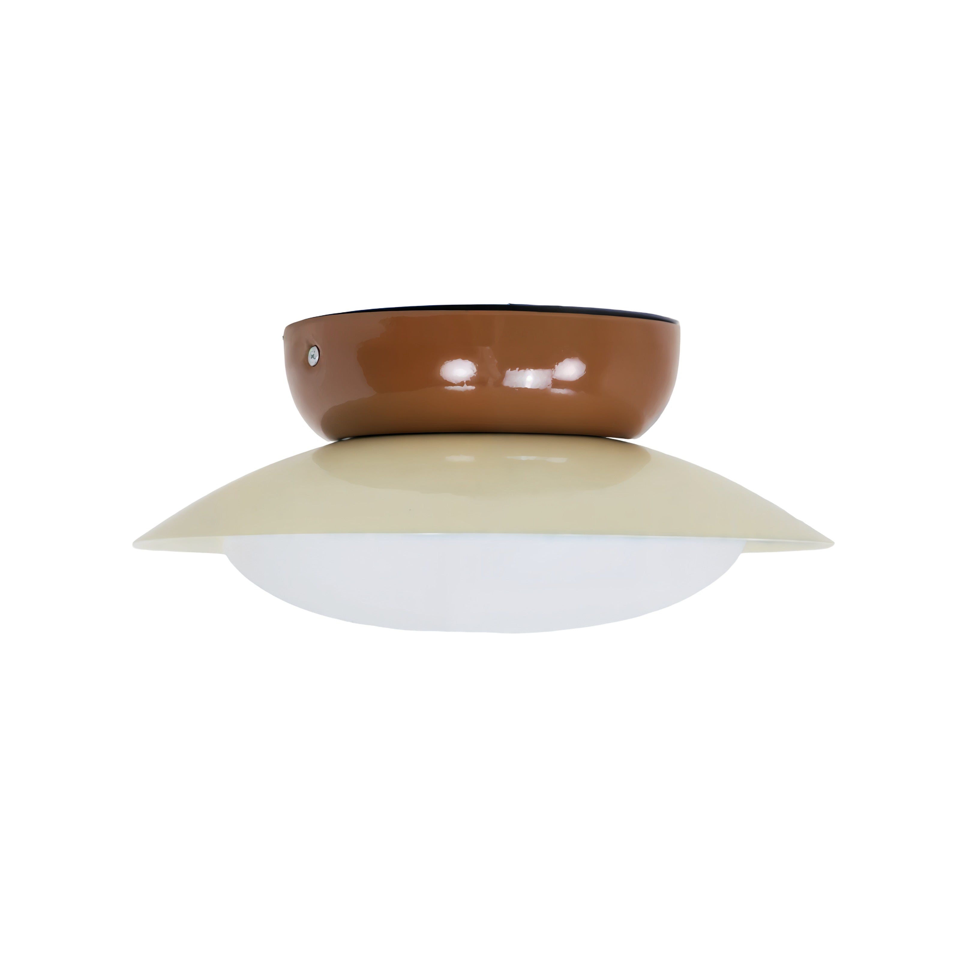 Layered Disc Flush Mount Ceiling Light