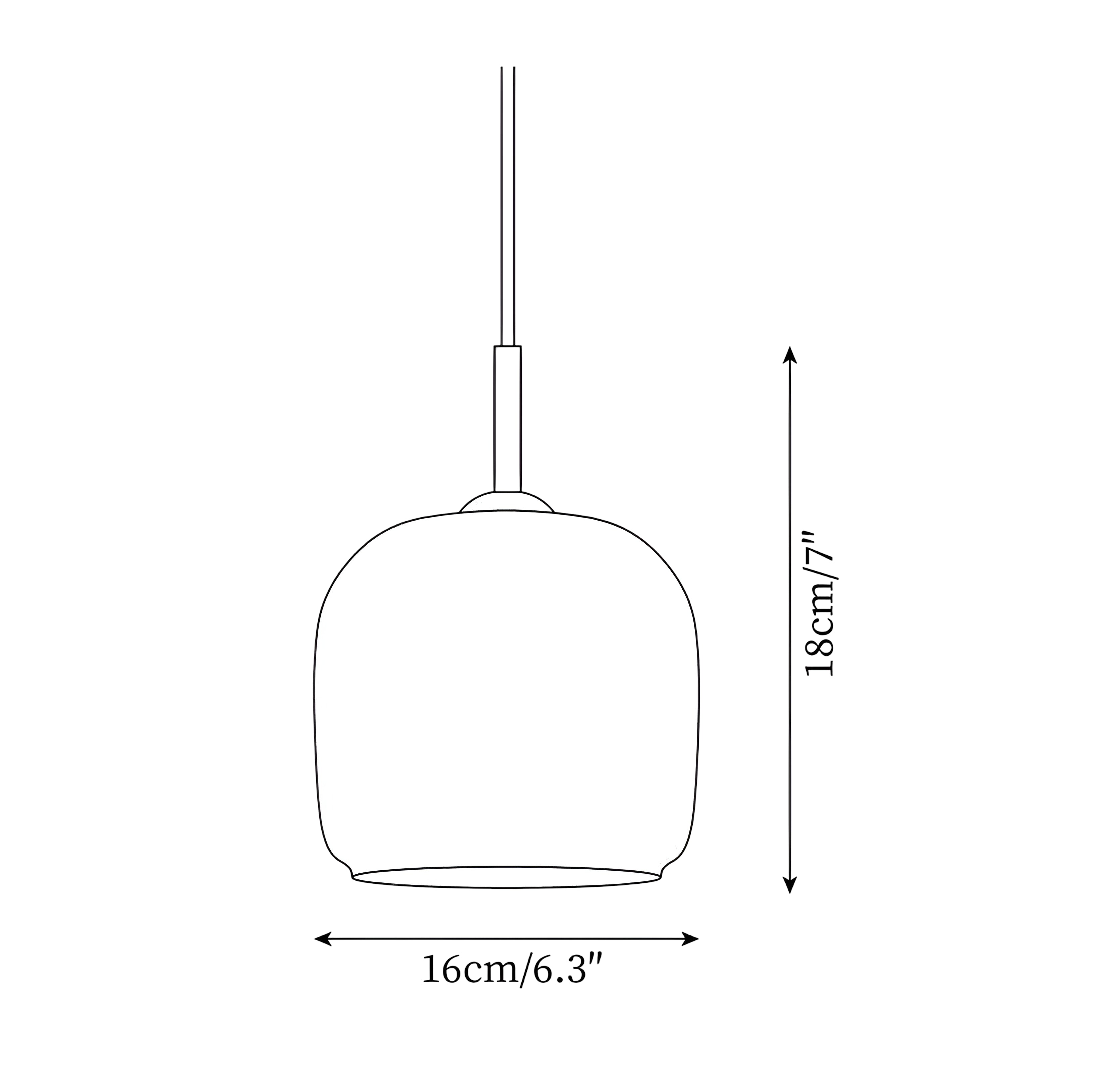 Modern Smoke Glass Pendant Light - Contemporary Oval Hanging Light