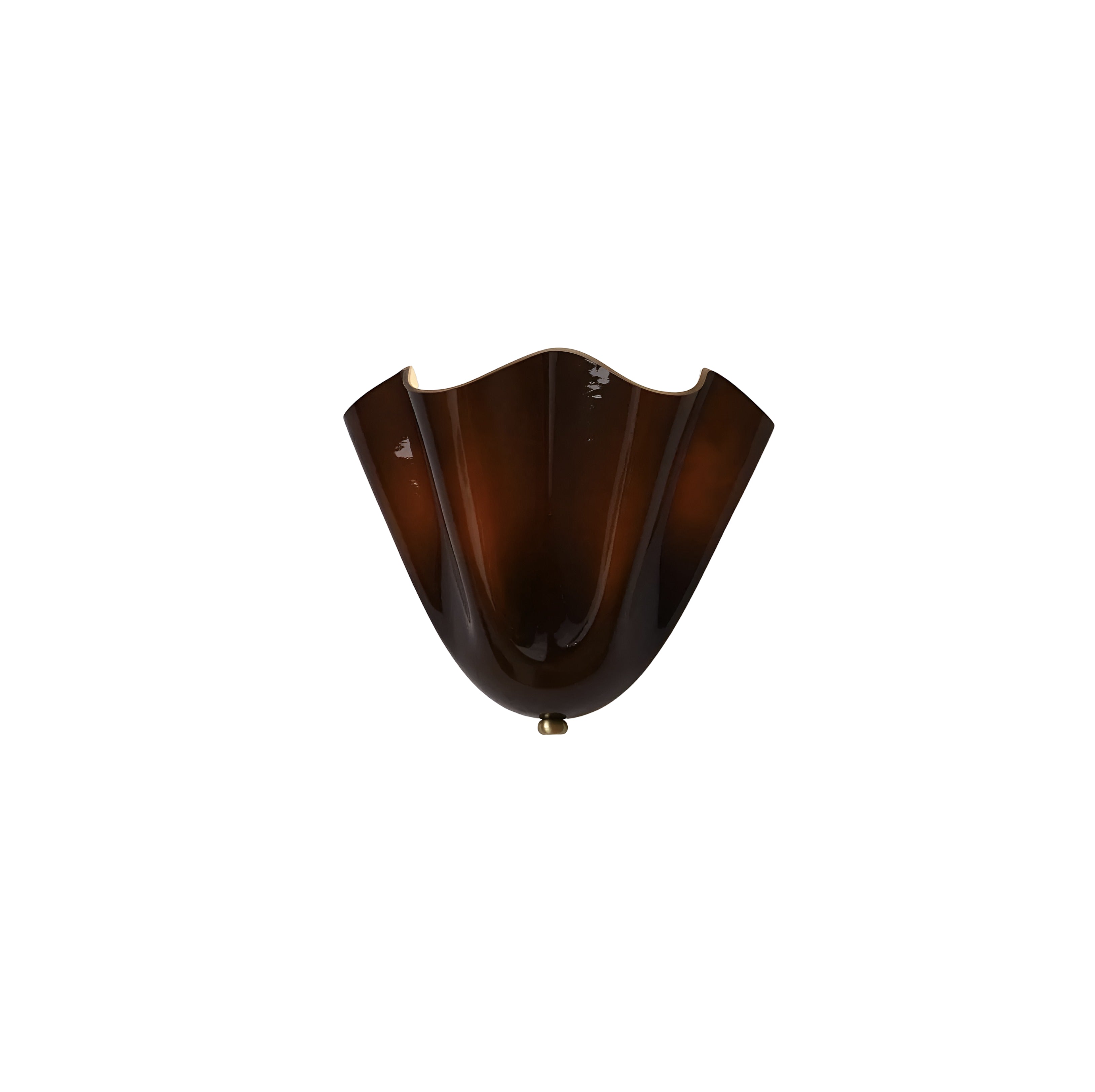 Elegant Glass Shell Wall Sconce - Decorative Tulip Shaped Wall Light