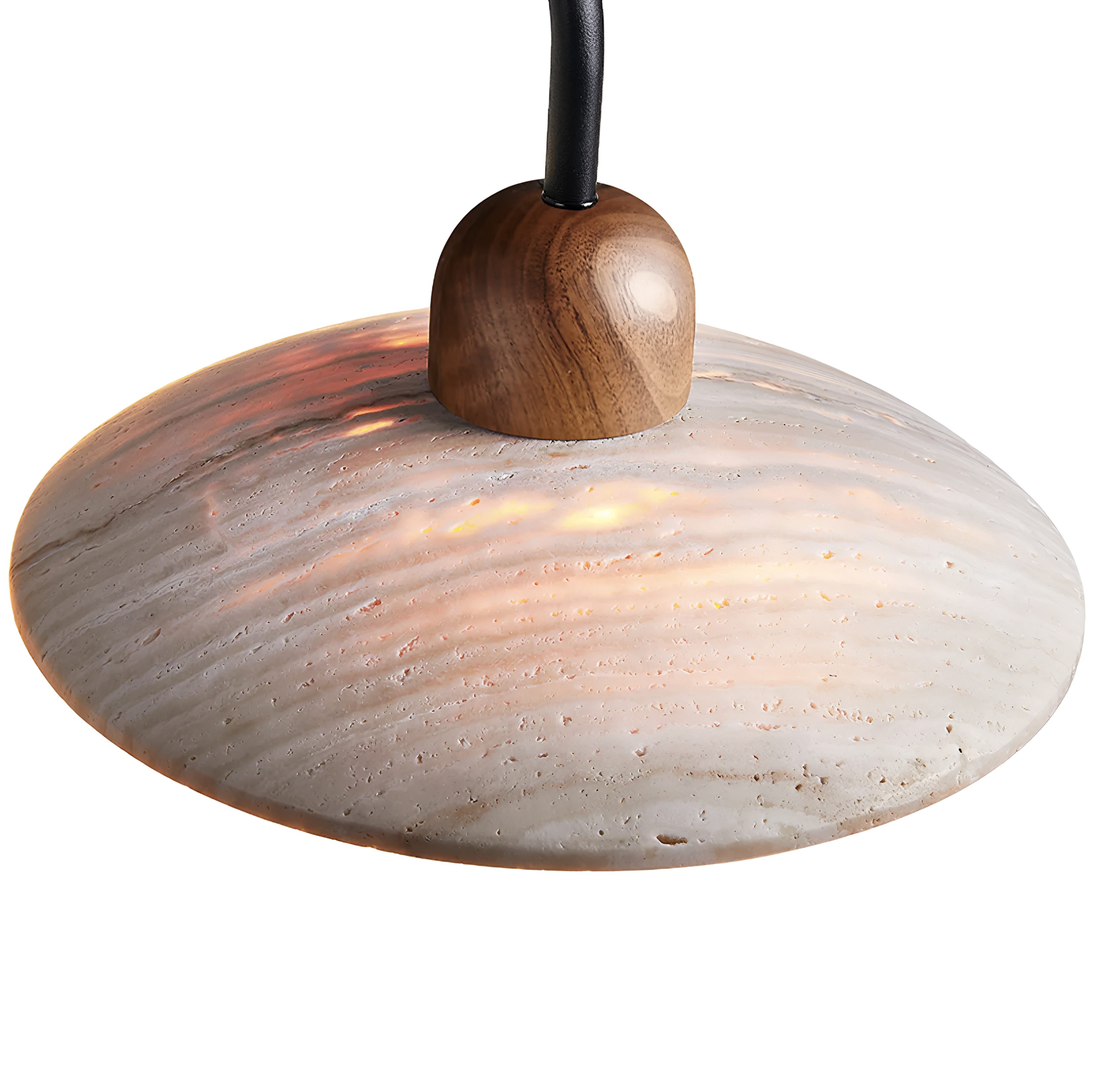 Modern Curved Arm Wall Sconce - Dome Shade Wall Light with Exposed Bulb