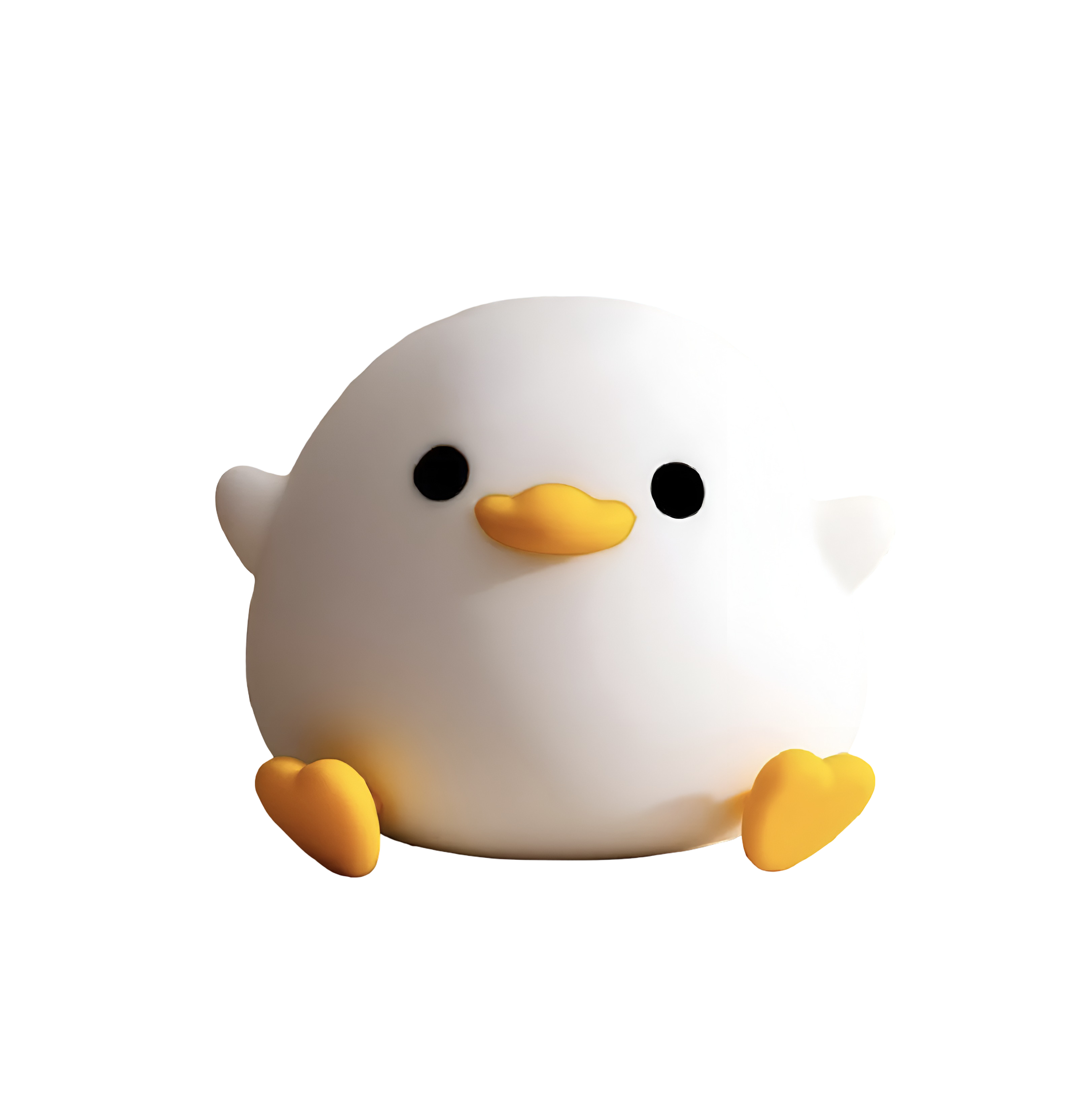 Cute Bird Table Lamp - Kawaii Chick Night Light with Soft Silicone Body