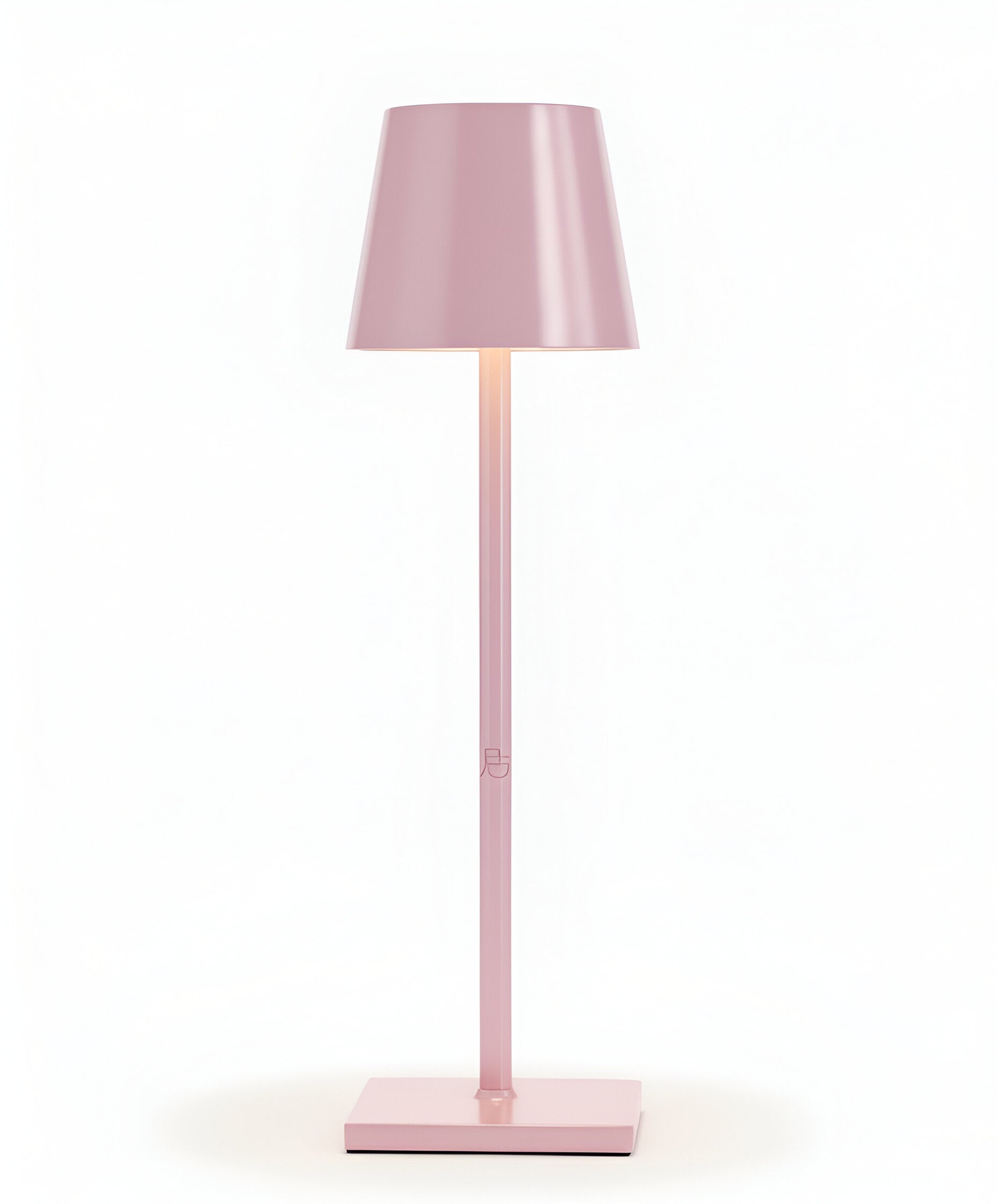 Modern Metal Table Lamp with Metal Drum Shade - 7 Colors