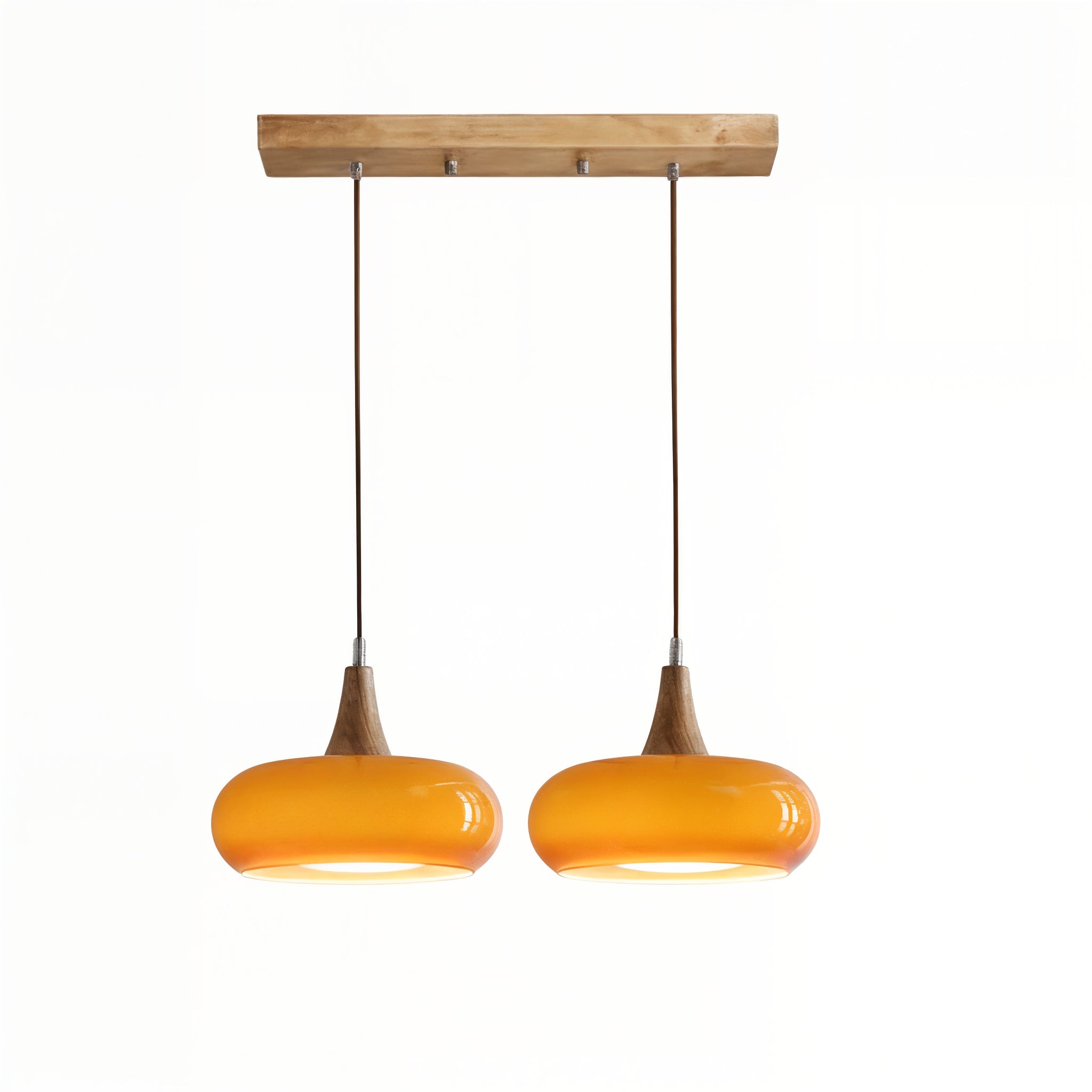 Modern Glass Bowl Shade Hanging Pendant Lamp