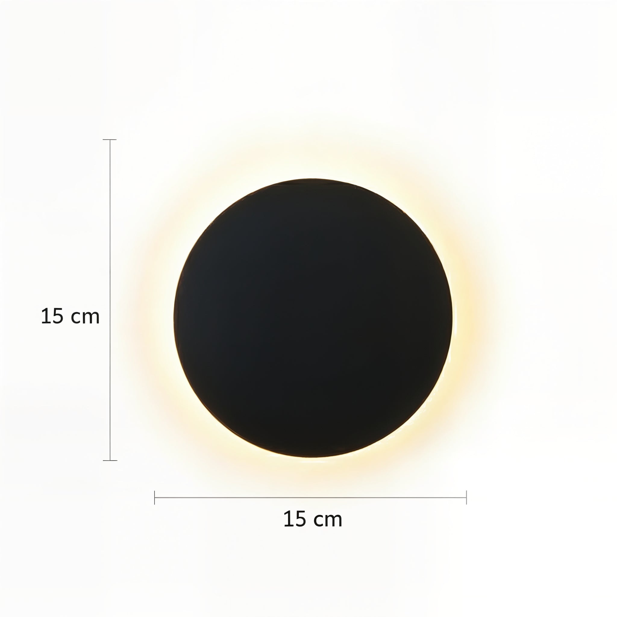 Modern LED Halo Wall Sconce - Outdoor Indoor Wall Light