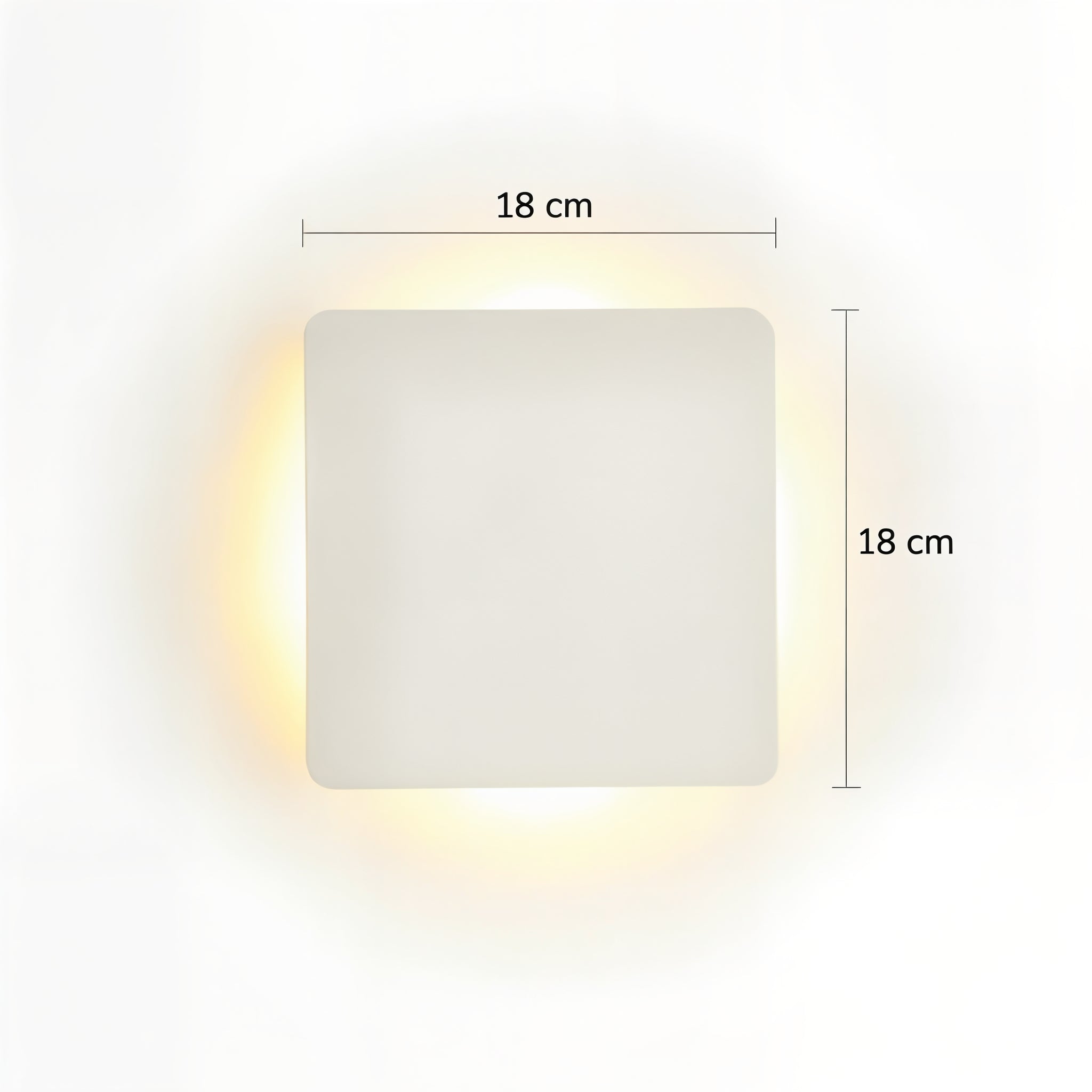 Modern LED Halo Wall Sconce - Outdoor Indoor Wall Light