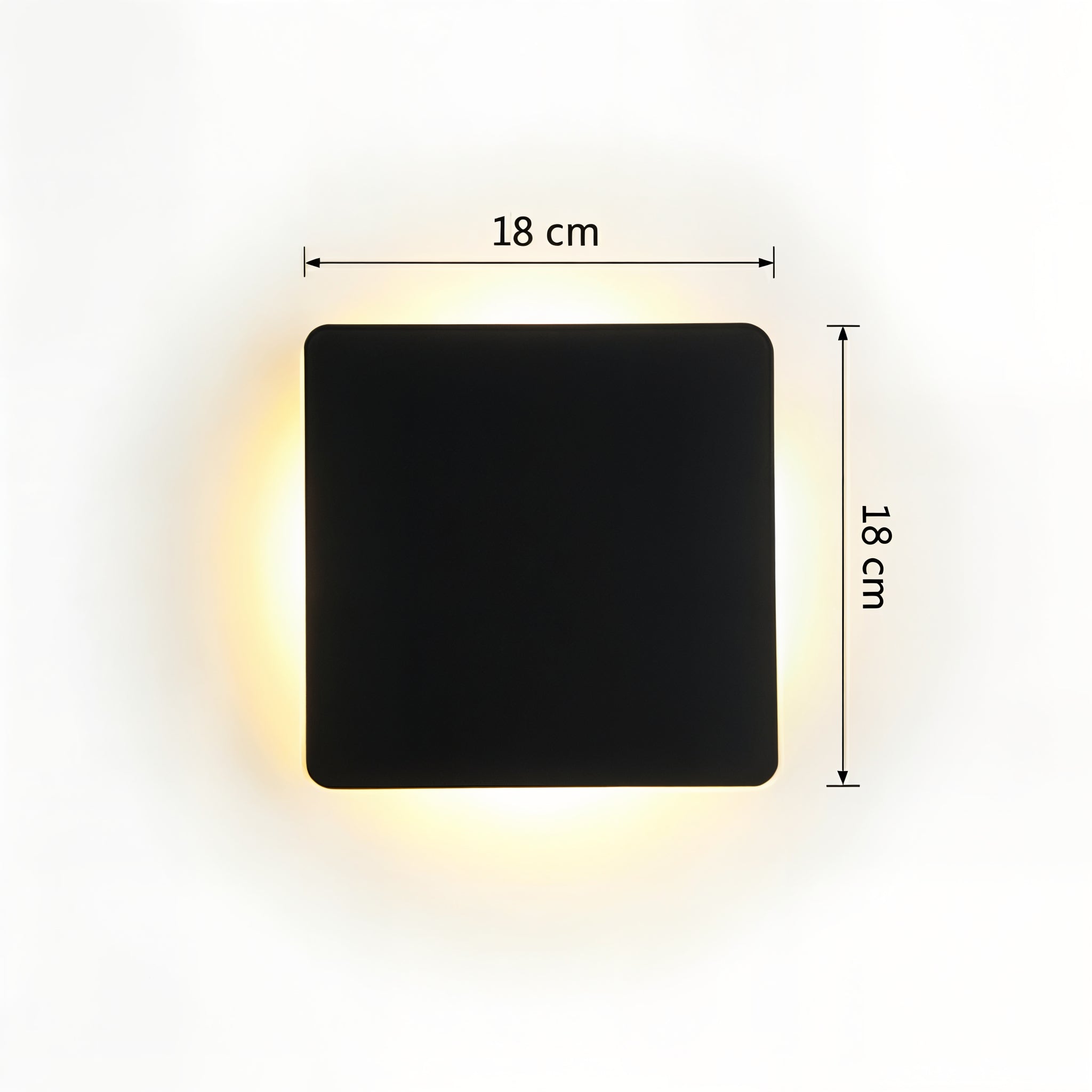 Modern LED Halo Wall Sconce - Outdoor Indoor Wall Light