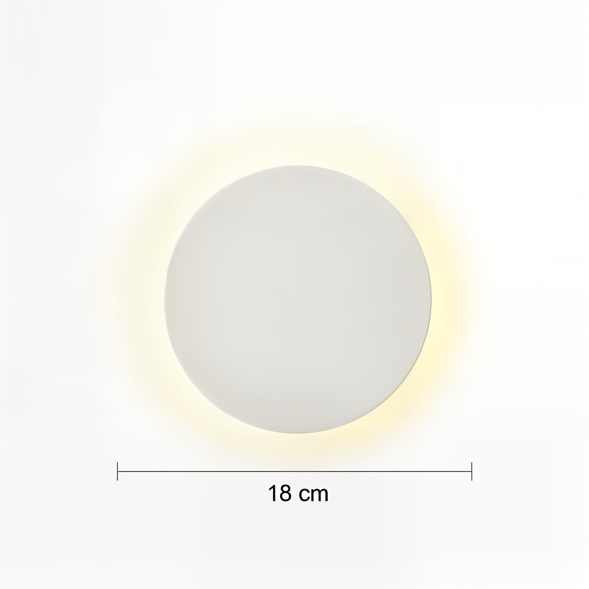 Modern LED Halo Wall Sconce - Outdoor Indoor Wall Light