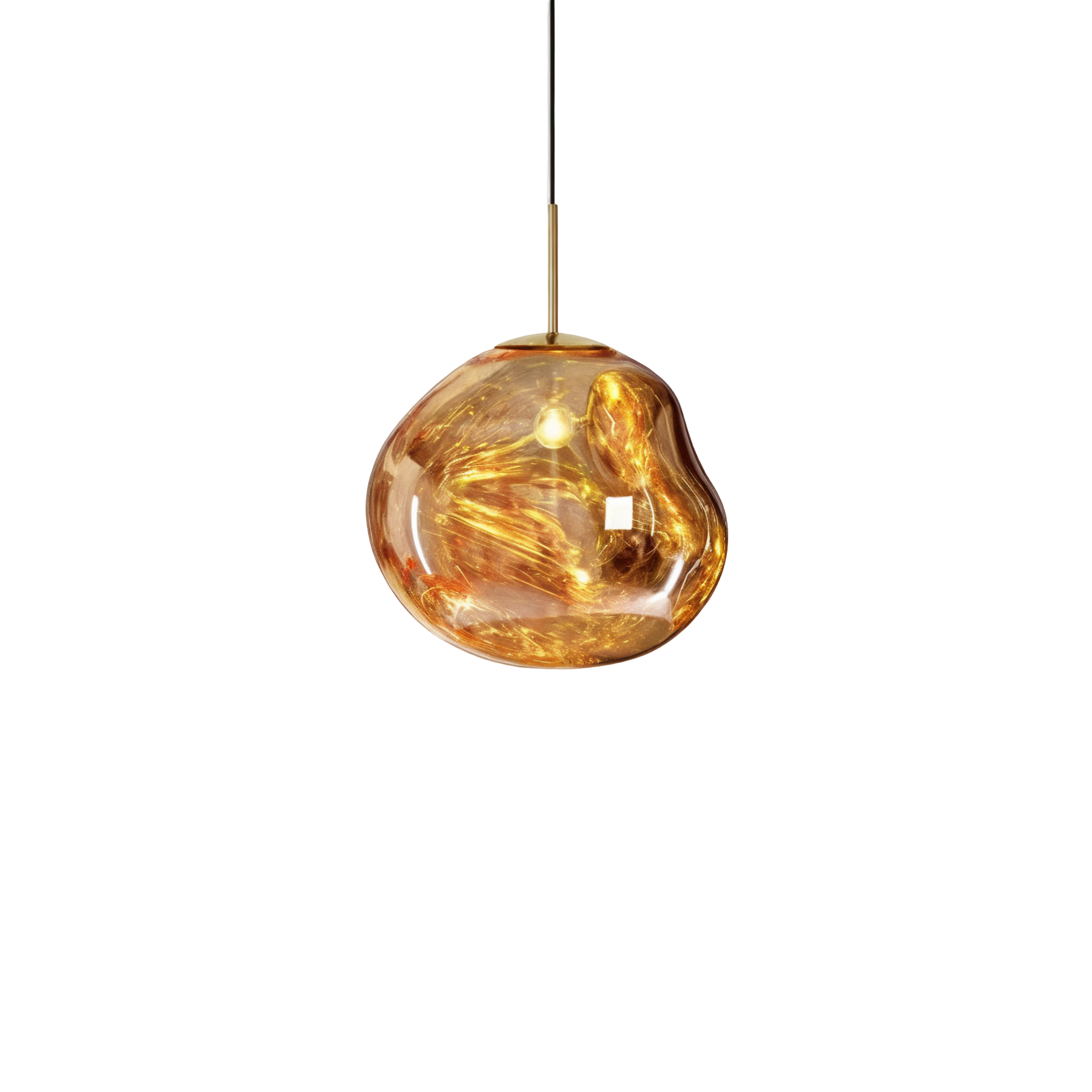 Organic Glass Pendant Light - Irregular Bubble Shade