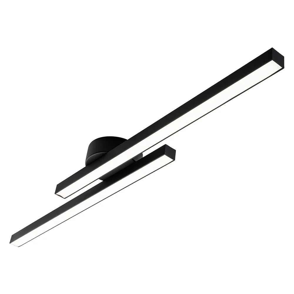 Minimalist Dimmable 2-Light LED Strip Ceiling & Wall Light