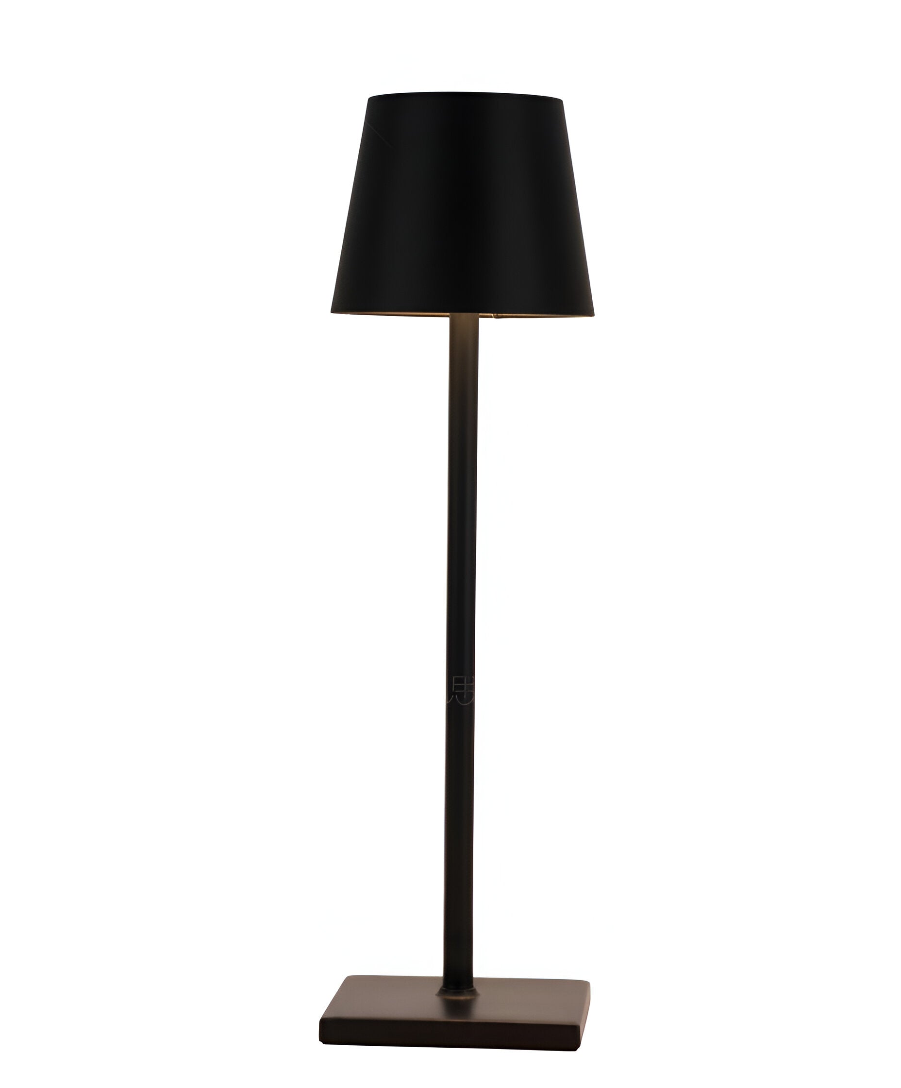 Modern Metal Table Lamp with Metal Drum Shade - 7 Colors